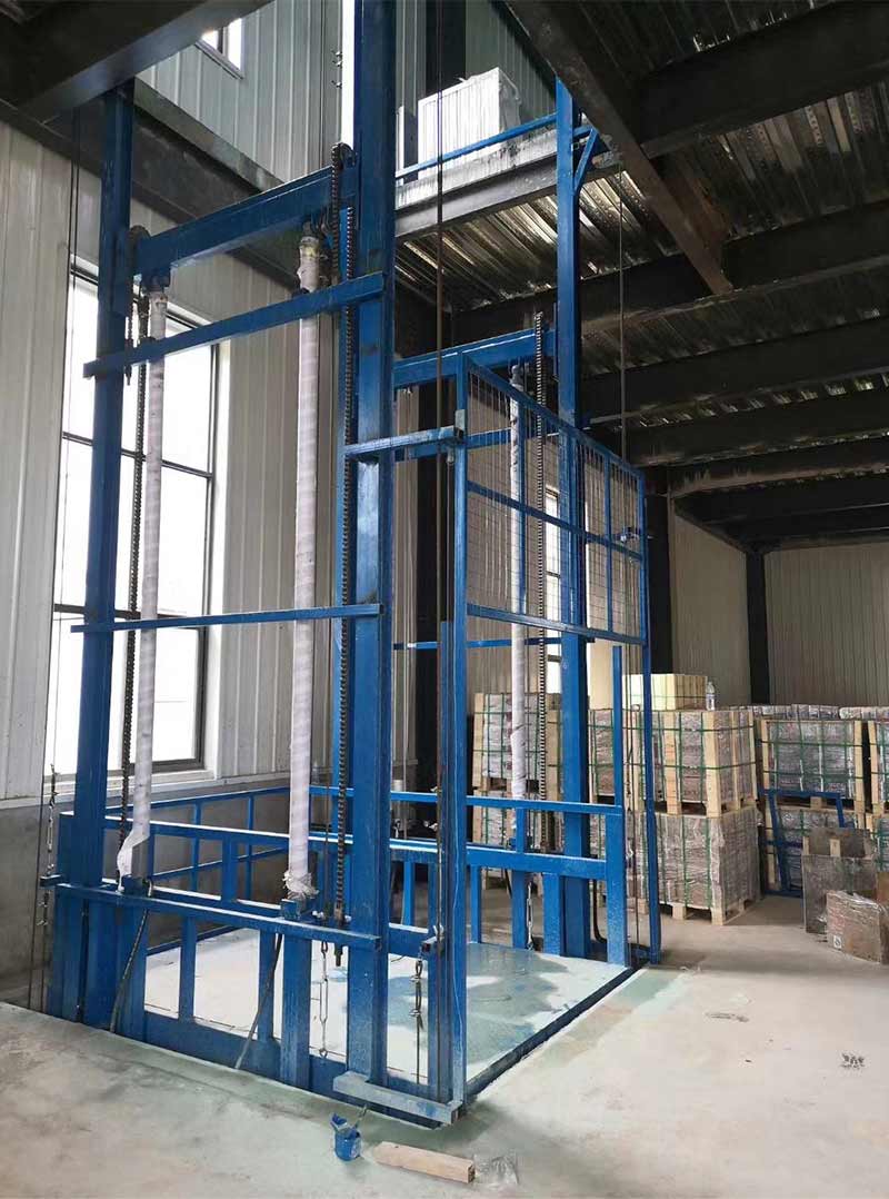 chain type cargo lift platform 9